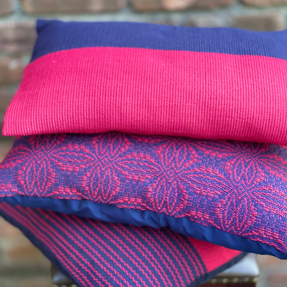 Mary Ann's Red And Blue Pillows image 2