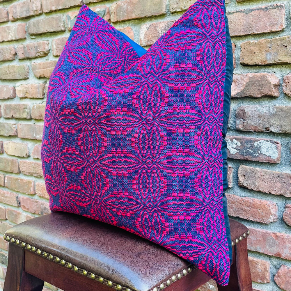 Mary Ann's Red And Blue Pillows image 1