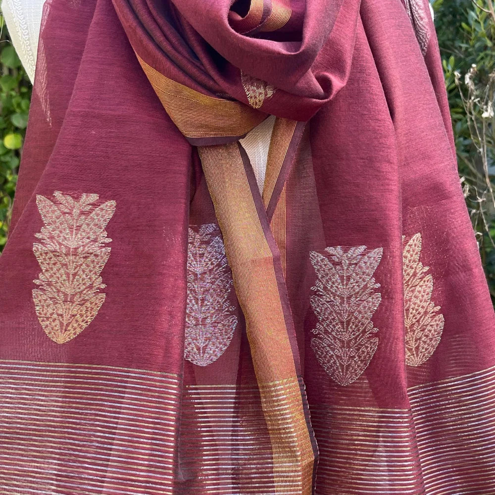 Samoan Tapa Maroon image 3