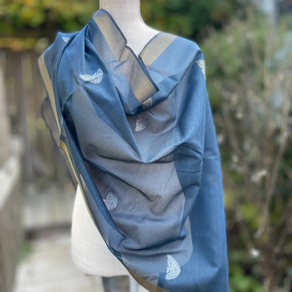 Samoan Tapa Cobalt Blue image 0