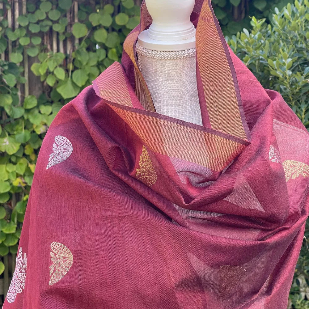 Samoan Tapa Maroon image 1