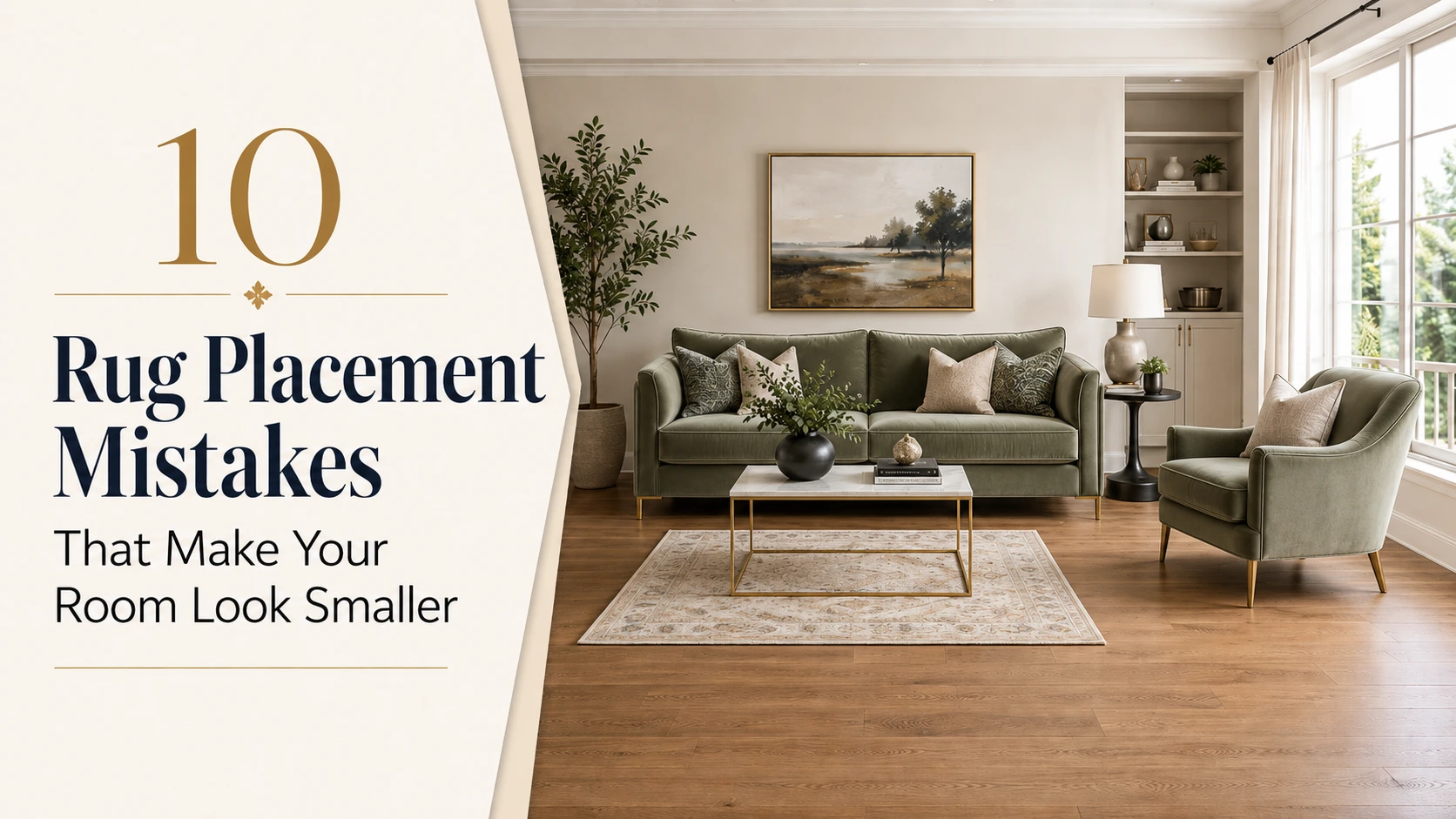 10 Rug Placement Mistakes That Make Your Room Look Smaller