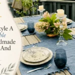 How To Style A Dining Table With Handmade Placemats And Runners