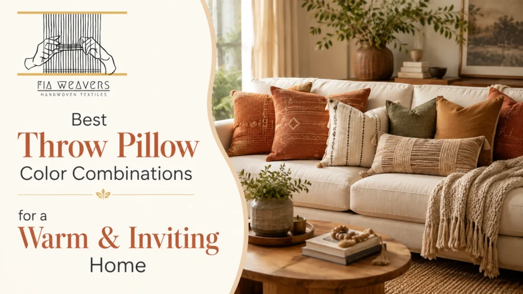 Best Throw Pillow Color Combinations For A Warm & Inviting Home