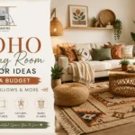 Boho Living Room Decor Ideas On A Budget: Rugs, Pillows & More