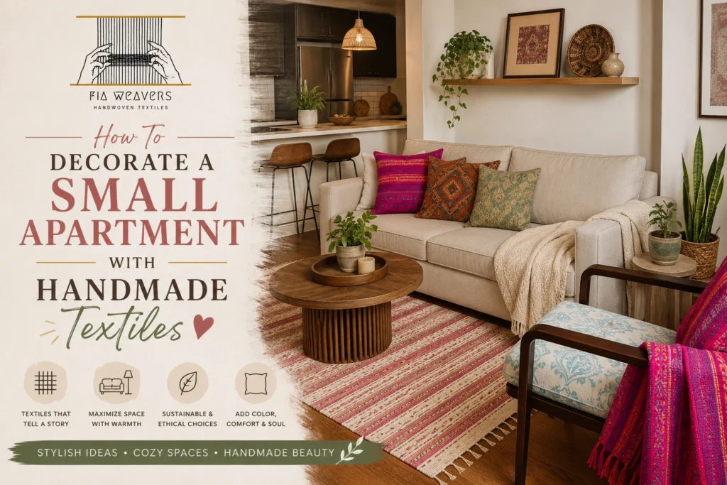 How To Decorate A Small Apartment With Handmade Textiles